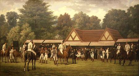 Polo at Hurlingham van Henry Jamyn Brooks