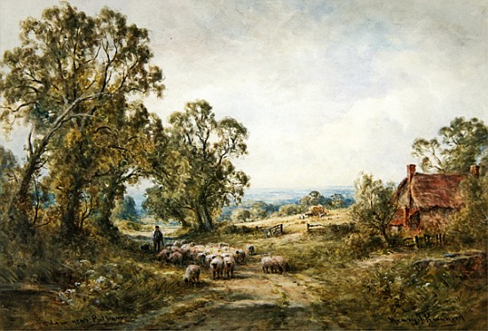 A Lane Near Pulborough van Henry John Kinnaird