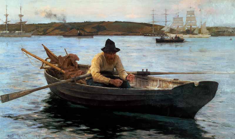 The Fisherman van Henry Scott Tuke