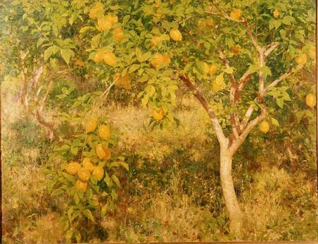The Lemon Tree van Henry Scott Tuke