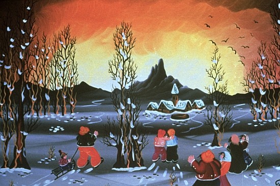 Winter Valley  van Herbert  Hofer