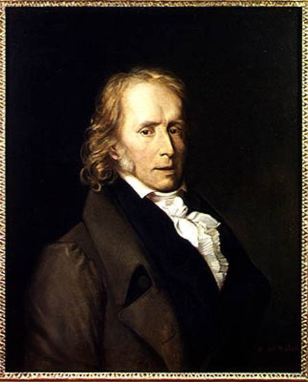 Portrait of Benjamin Constant de Rebecque (1767-1830) van Hercule de Roches