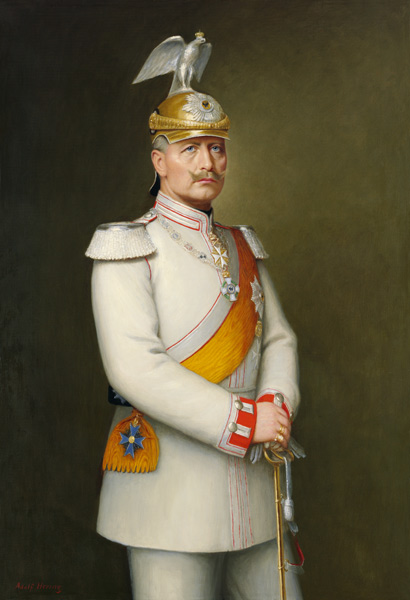 Bildnis Kaiser Wilhelm II van Hering Adolf Emil Hering Adolf Emil