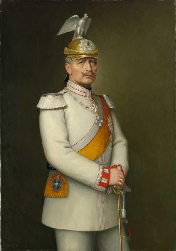 Bildnis Kaiser Wilhelm II van Hering Adolf Emil Hering Adolf Emil