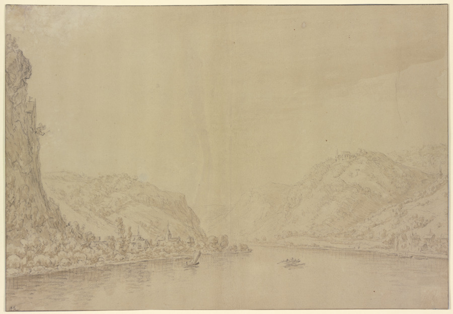 Rhine landscape van Herman Saftleven III