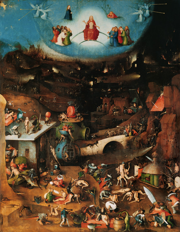Das Jüngste Gericht - Mittelteil van Hieronymus Bosch Hieronymus Bosch