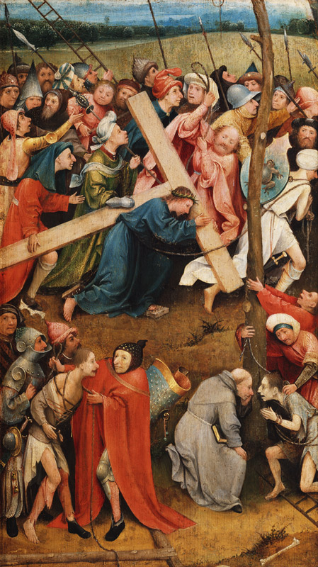 Die Kreuztragung Christi. Altarflügel van Hieronymus Bosch Hieronymus Bosch