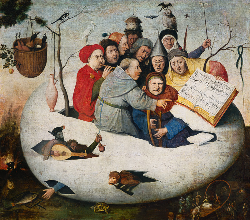 The Concert in the Egg van Hieronymus Bosch Hieronymus Bosch