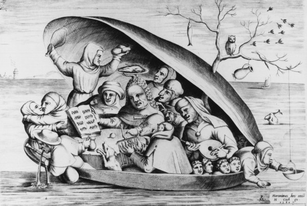 after H.Bosch, The Oyster / engraving van Hieronymus Bosch Hieronymus Bosch