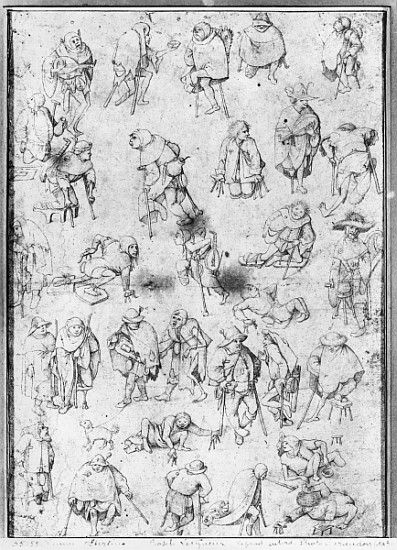 Beggars van Hieronymus Bosch Hieronymus Bosch