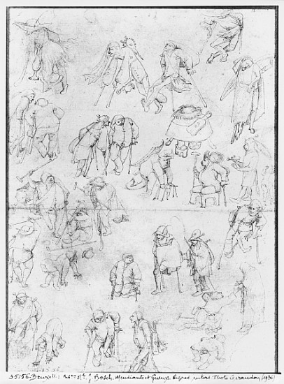 Beggars van Hieronymus Bosch Hieronymus Bosch