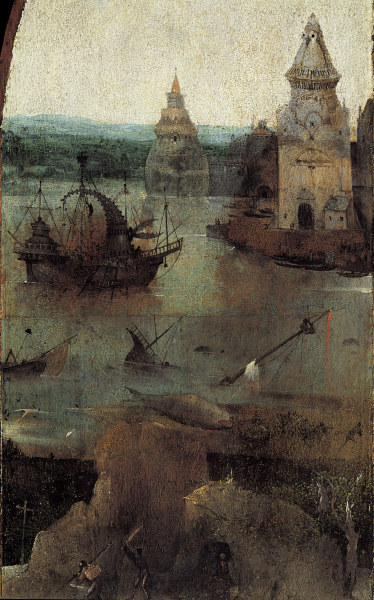 Bosch, Kreuzigung Hl.Julia, Ausschnitt van Hieronymus Bosch Hieronymus Bosch