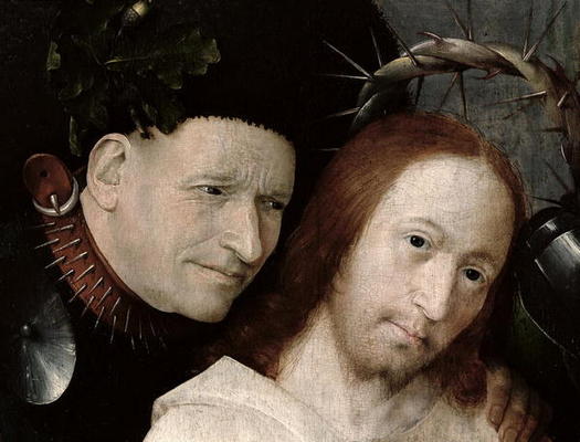 Christ Mocked (The Crowning with Thorns) c.1490-1500 (oil on panel) (detail of 29114) van Hieronymus Bosch Hieronymus Bosch