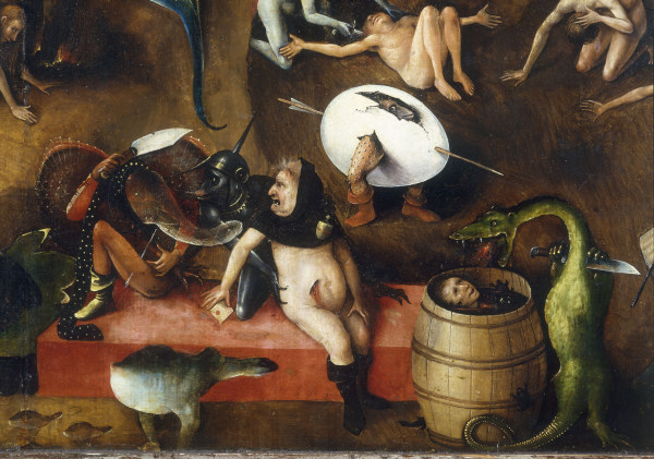 H.Bosch /Last Judgement,Det./c.1485/1505 van Hieronymus Bosch Hieronymus Bosch