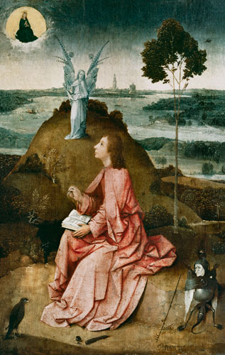 Johannes auf Patmos. van Hieronymus Bosch Hieronymus Bosch