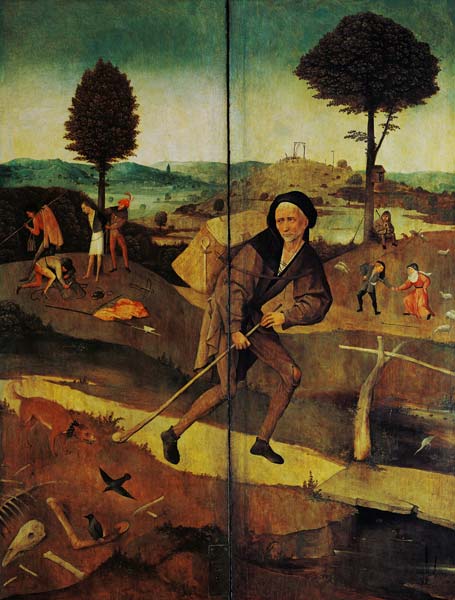 Der verlorene Sohn - Außenflügel zum Heuwagen van Hieronymus Bosch Hieronymus Bosch