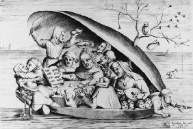 after H.Bosch, The Oyster / engraving