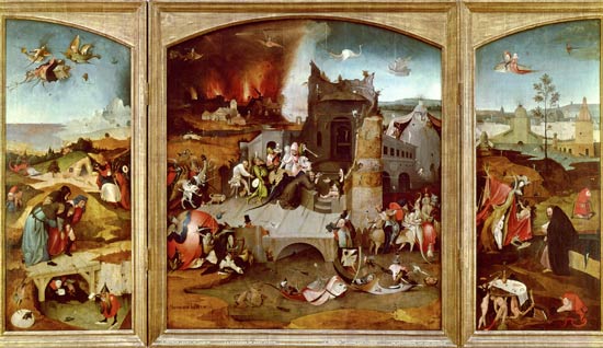 Triptych of the Temptation of St. Anthony van Hieronymus Bosch Hieronymus Bosch