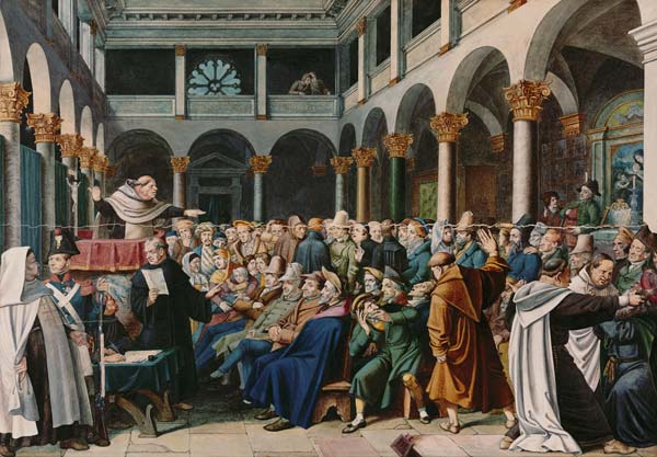 Judenpredigt in Rom. van Hieronymus Hess