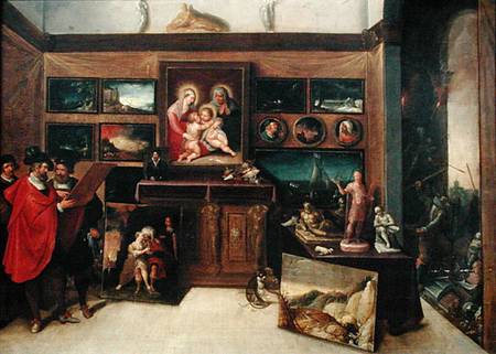 The Amateur's Exhibition Room van Hieronymus II Francken
