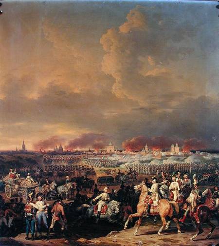 The Siege of Lille by Albert de Saxe-Tachen, 8th October 1792 van Hippolyte Lecomte