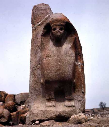 Gateway with carved Sphinx van Hittite