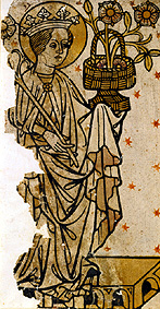Die hl. Dorothea. Schreiber 1394 van Holzschnitt