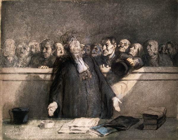 Defense Plea van Honoré Daumier
