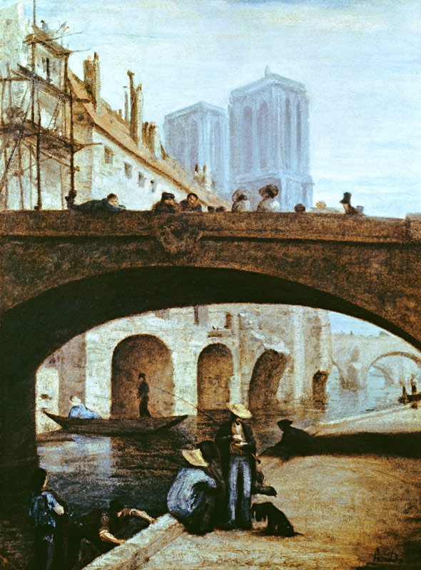 Notre-Dame de Paris van Honoré Daumier