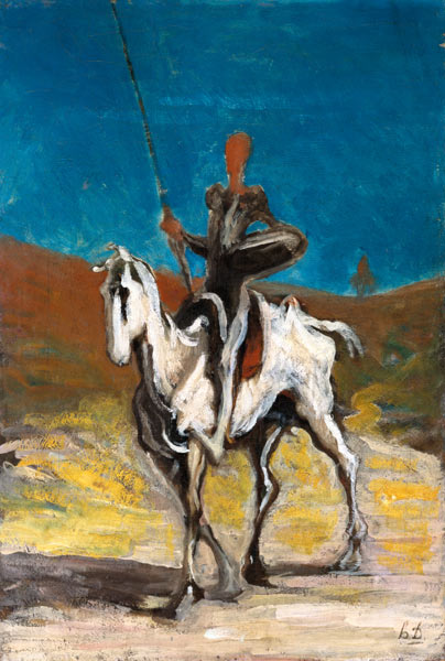 Cervantes, Don Quijote / Daumier van Honoré Daumier
