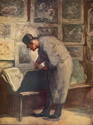 Der Kupferstich-Liebhaber van Honoré Daumier