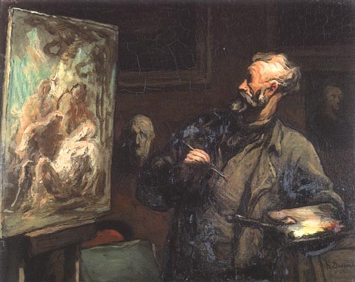 Der Maler van Honoré Daumier