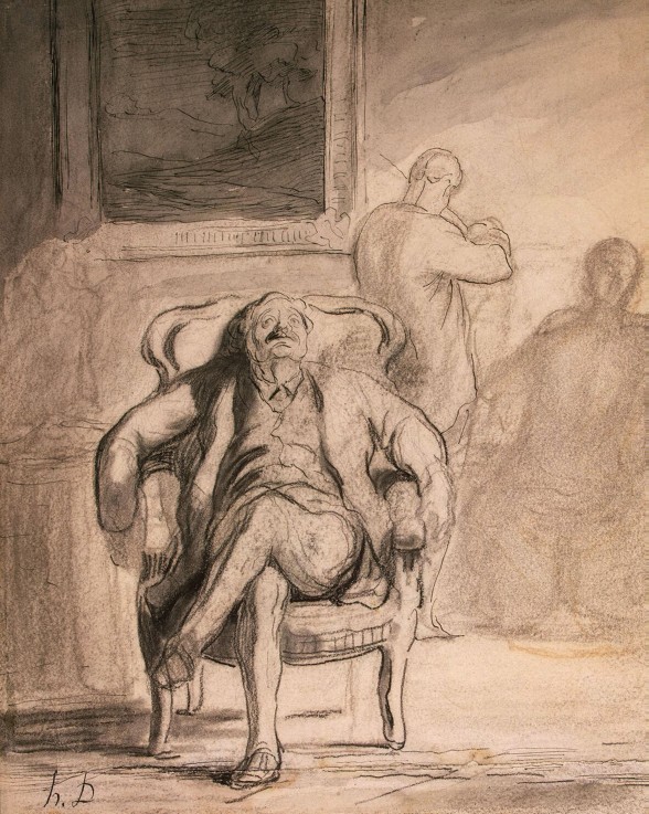 Music Lover van Honoré Daumier