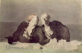 H.Daumier, Das entscheidende Argument