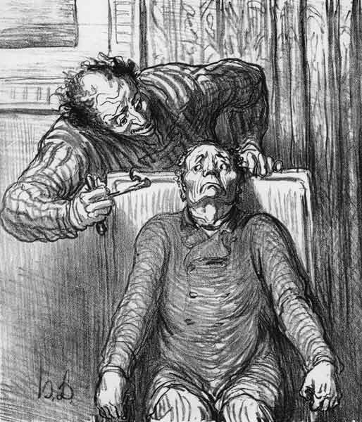 Zahnmedizin, Voyons.. / H.Daumier van Honoré Daumier