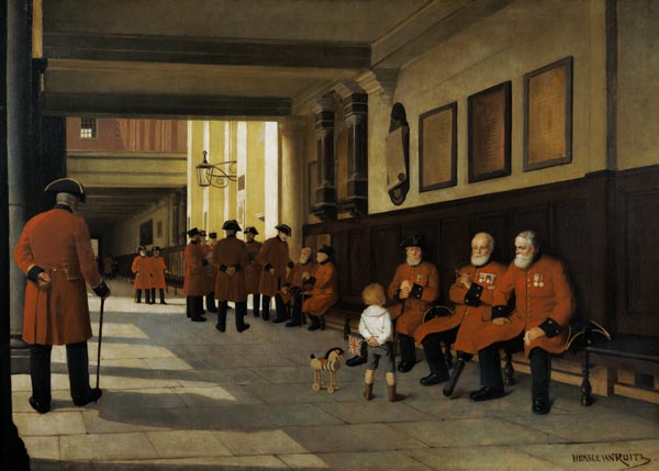 Little Peter and the Chelsea Pensioners van Horace van Ruith