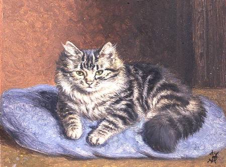 The Blue Cushion van Horatio Henry Couldery