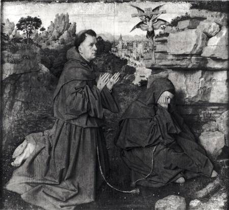 St. Francis Receiving the Stigmata van Hubert & Jan van Eyck