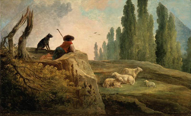 Shepherd Boy van Hubert Robert