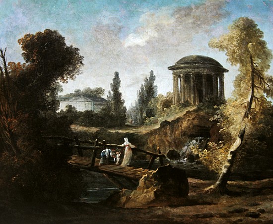 The Cascades at Tivoli, c. 1775 van Hubert Robert