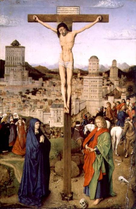 The Crucifixion van Hubert van Eyck