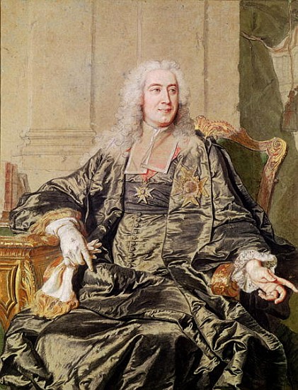 Marc Pierre de Voyer (1696-1764) Count of Argenson van Hyacinthe Rigaud