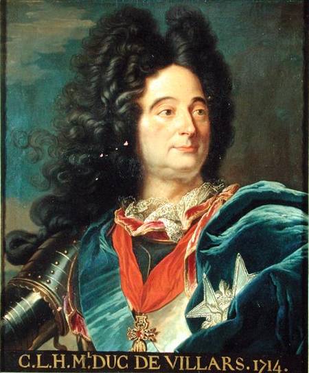 Portrait of Louis-Claude-Hector (1652-1734) Duke of Villars van Hyacinthe Rigaud