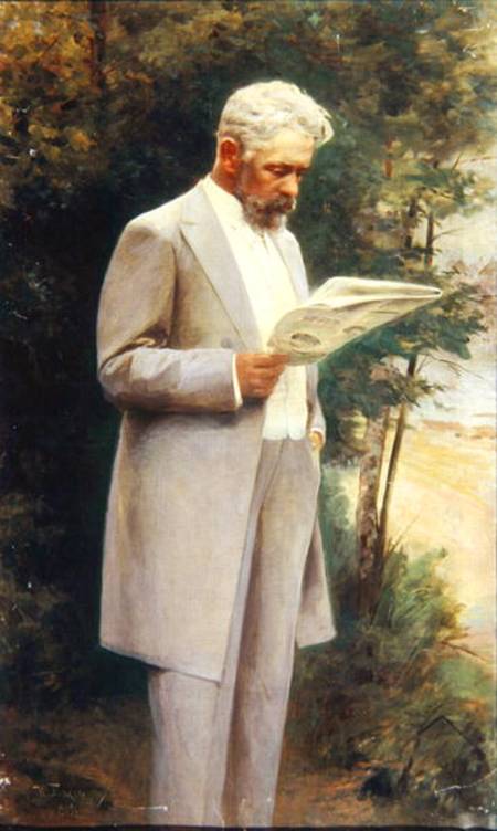 Portrait of the author Nikolay G. Garin (1852-1906) van I Pass