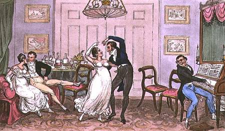 An Introduction: Gay moments of Logic, Jerry, Tom and Corinthian Kate, from 'Life in London' by Pier van I. Robert & George Cruikshank