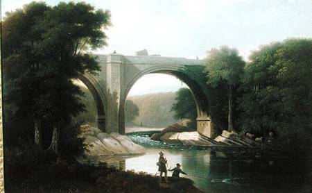 Devil's Bridge over River Lune, Kirby Lonsdale van I. Rothwell