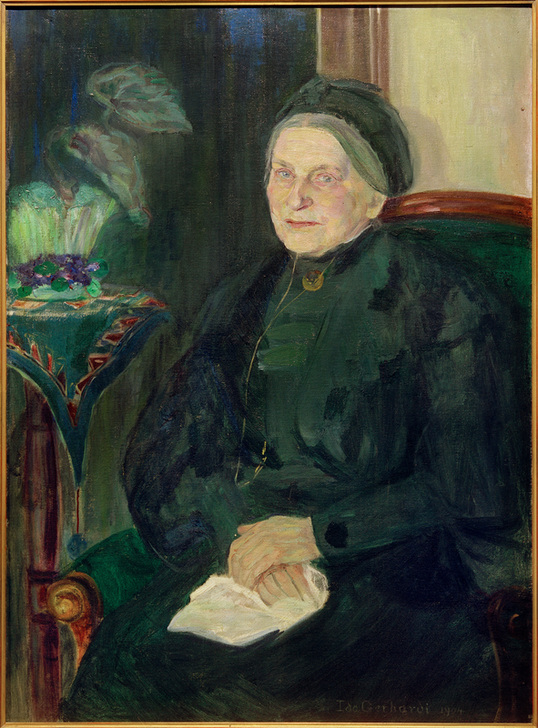 Bildnis einer älteren Dame (Emma Turck) van Ida Gerhardi