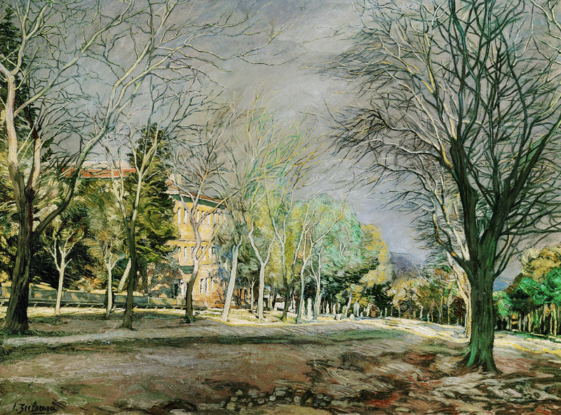 Landschaft beim Escorial van Ignazio Zuloaga