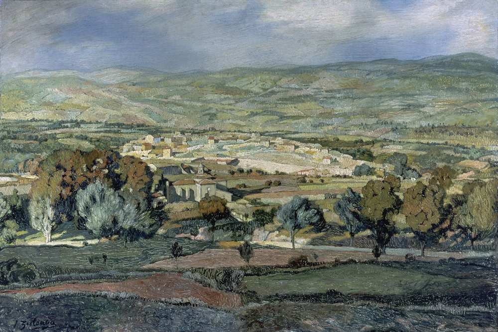 Landscape in Alhama van Ignazio Zuloaga