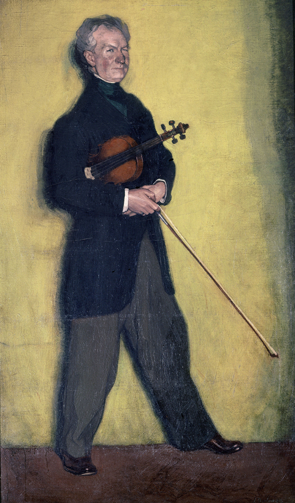Portrait of the Violinist Larrapide van Ignazio Zuloaga
